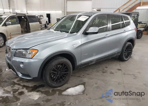 2012 BMW X3 xDrive28I z USA, uszkodzony, nr VIN 5UXWX5C53CL722462